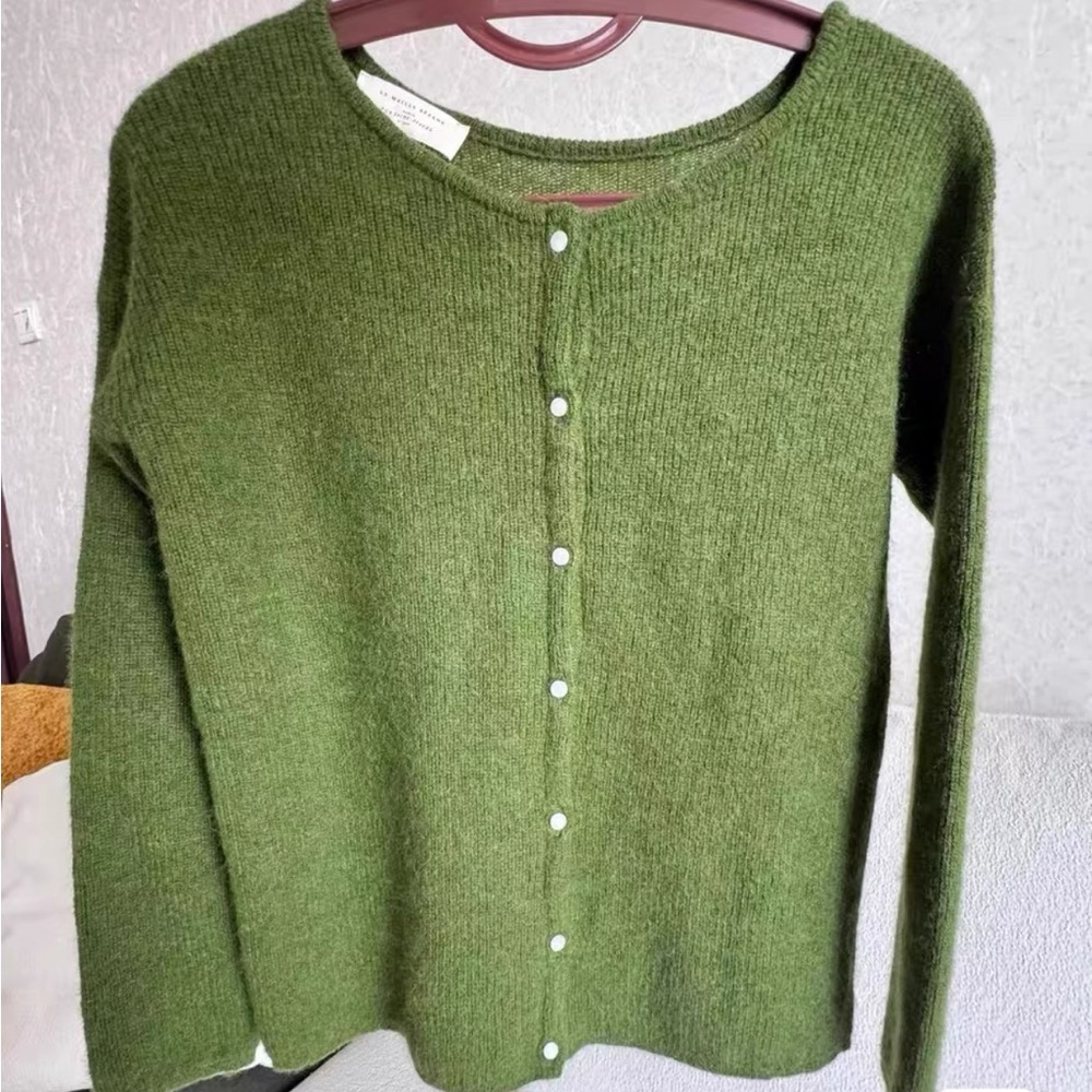 SOLD Sezane Green Gaspard Cardigan XXS - Picture 1 of 3